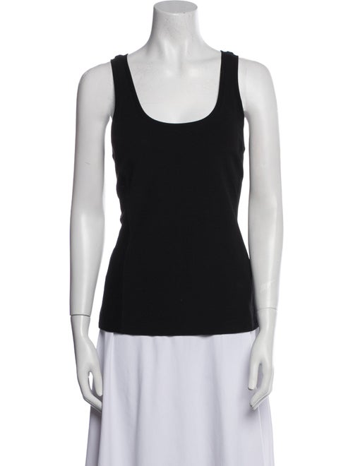 Ralph Lauren Black Label Scoop Neck Sleeveless Top
