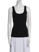 Ralph Lauren Black Label Scoop Neck Sleeveless Top