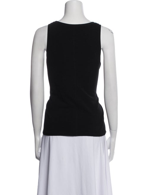 Ralph Lauren Black Label Scoop Neck Sleeveless Top