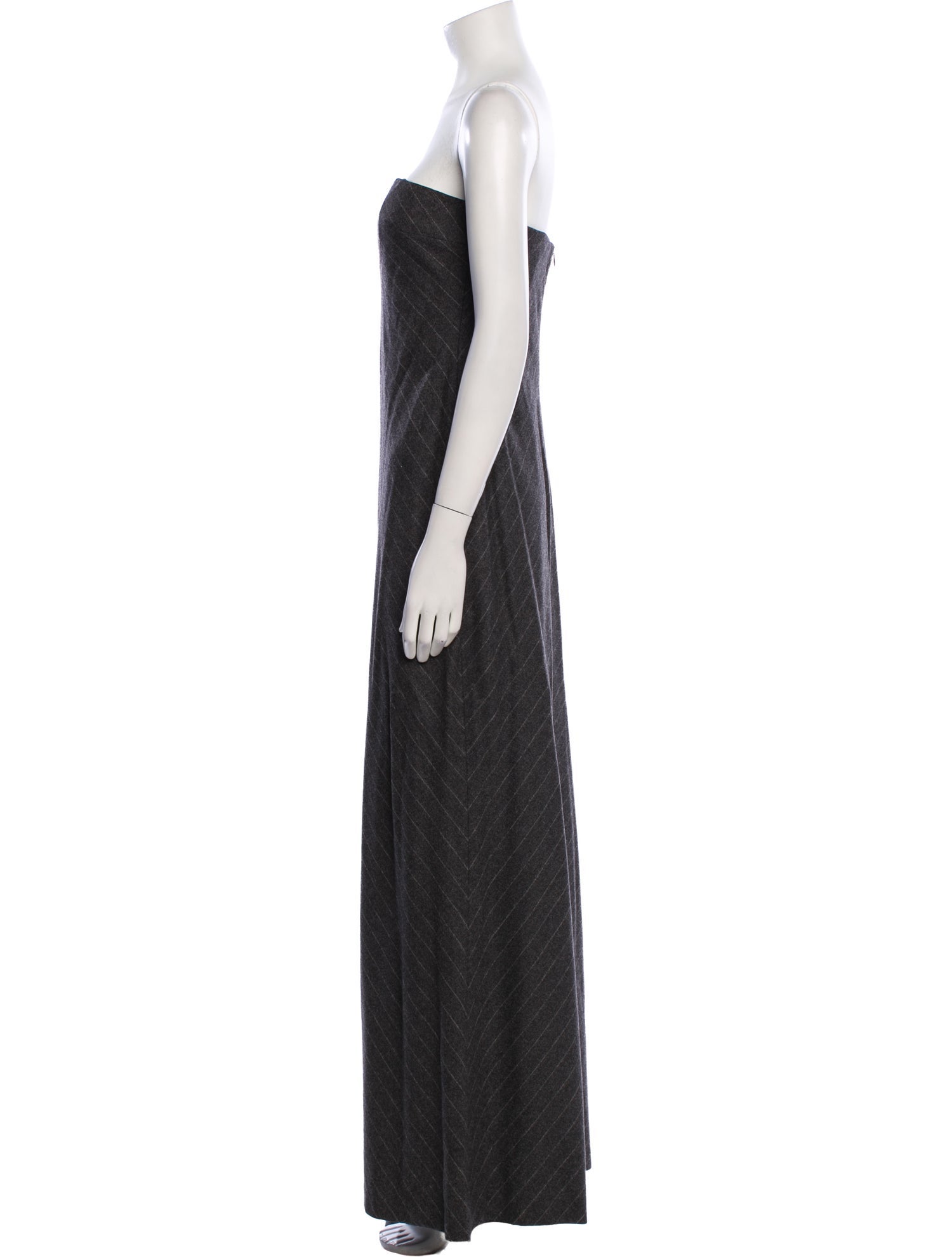 Ralph Lauren Black Label Striped Long Dress