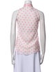 Ralph Lauren Black Label Silk Polka Dot Print Blouse