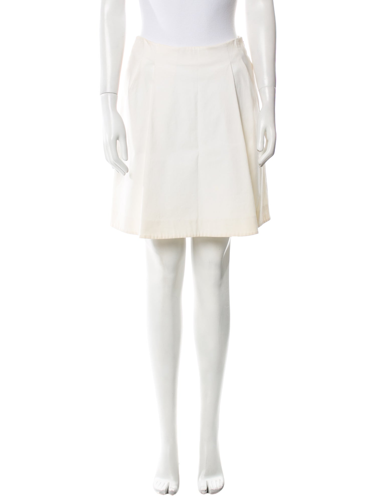 Ralph Lauren Black Label Pleated Accents Mini Skirt