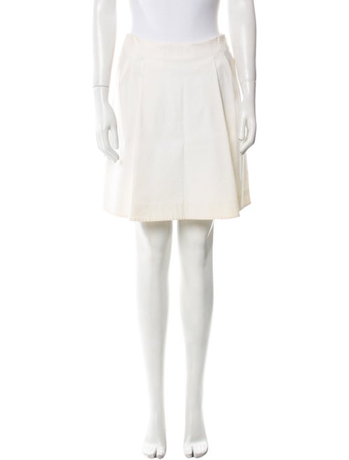 Ralph Lauren Black Label Pleated Accents Mini Skirt