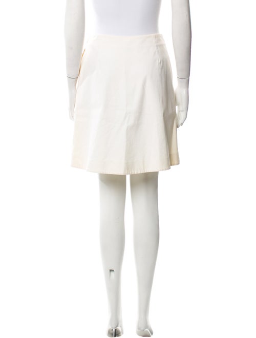 Ralph Lauren Black Label Pleated Accents Mini Skirt