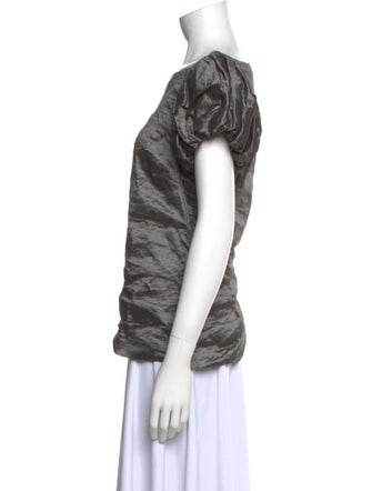 Ralph Lauren Black Label Bateau Neckline Short Sleeve Top