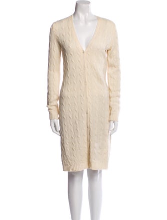 Ralph Lauren Black Label Cashmere Knee-Length Dress
