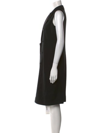 Ralph Lauren Black Label Wool Knee-Length Dress