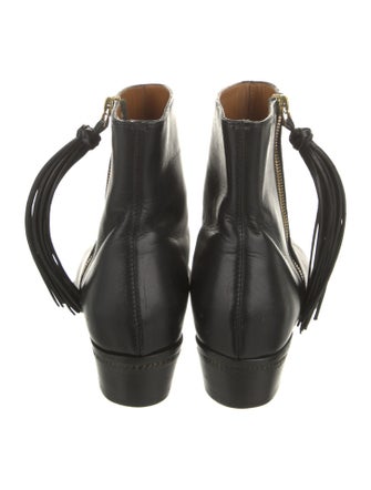 Ralph Lauren Black Label Leather Tassel Accents Boots