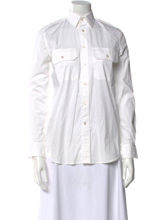 Ralph Lauren Black Label Long Sleeve Button-Up Top