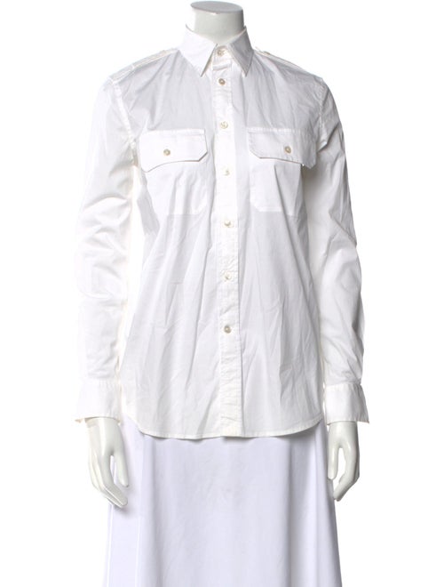 Ralph Lauren Black Label Long Sleeve Button-Up Top