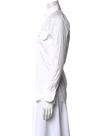 Ralph Lauren Black Label Long Sleeve Button-Up Top