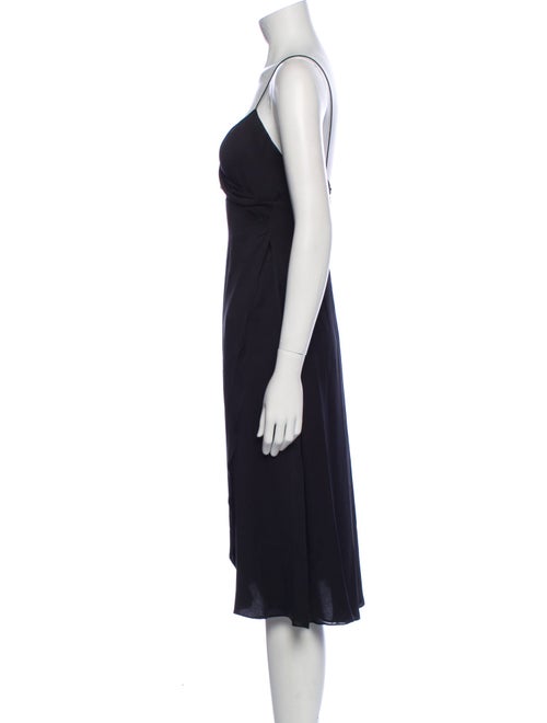 Ralph Lauren Black Label Silk Midi Length Dress