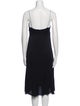 Ralph Lauren Black Label Silk Midi Length Dress
