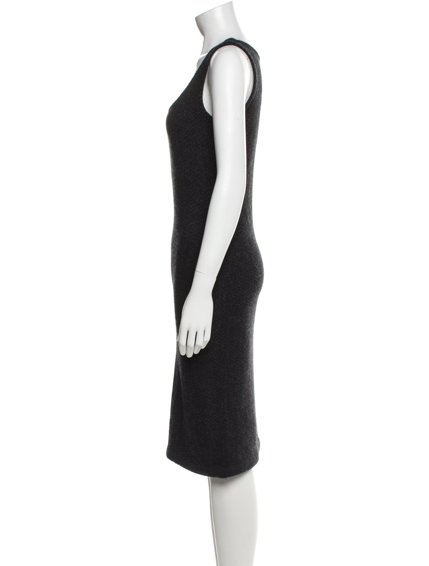 Ralph Lauren Black Label Cashmere Knee-Length Dress