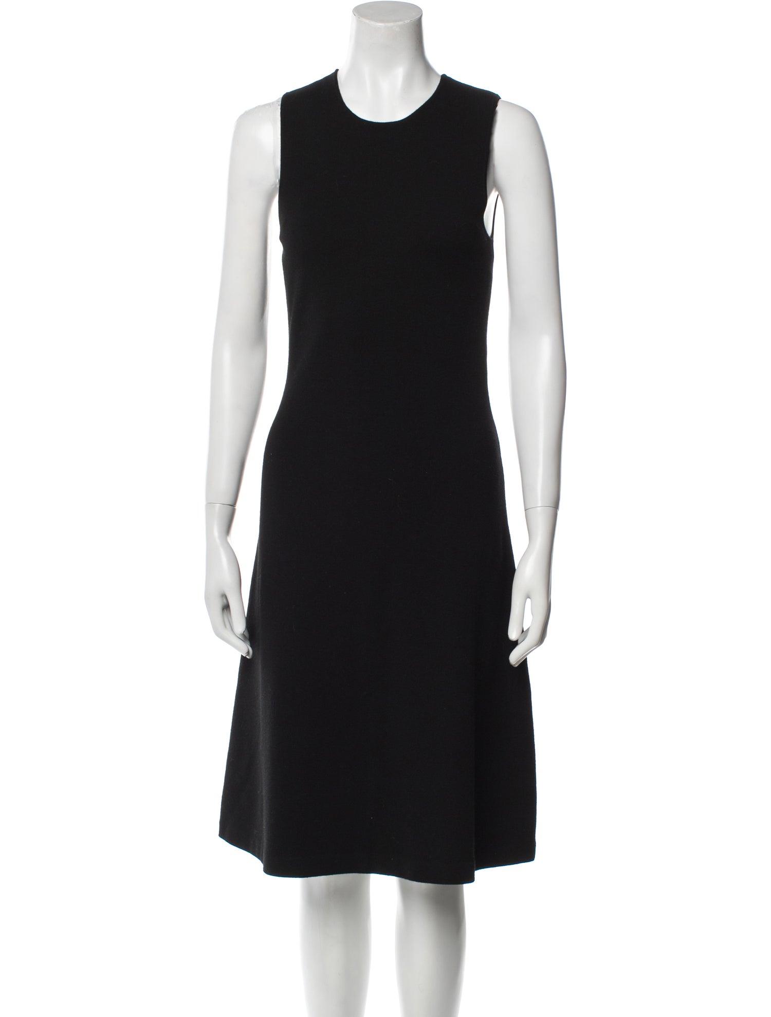 Ralph Lauren Black Label Merino Wool Knee-Length Dress