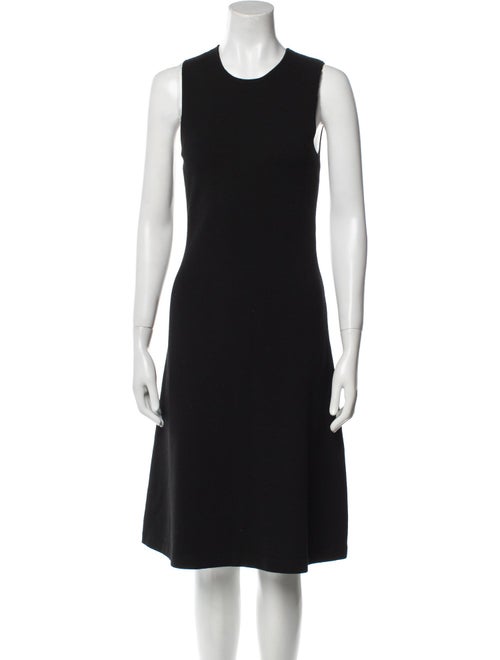Ralph Lauren Black Label Merino Wool Knee-Length Dress