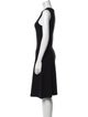 Ralph Lauren Black Label Merino Wool Knee-Length Dress