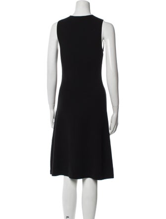 Ralph Lauren Black Label Merino Wool Knee-Length Dress