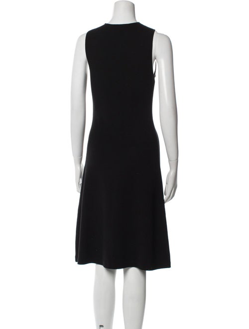 Ralph Lauren Black Label Merino Wool Knee-Length Dress