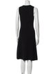 Ralph Lauren Black Label Merino Wool Knee-Length Dress