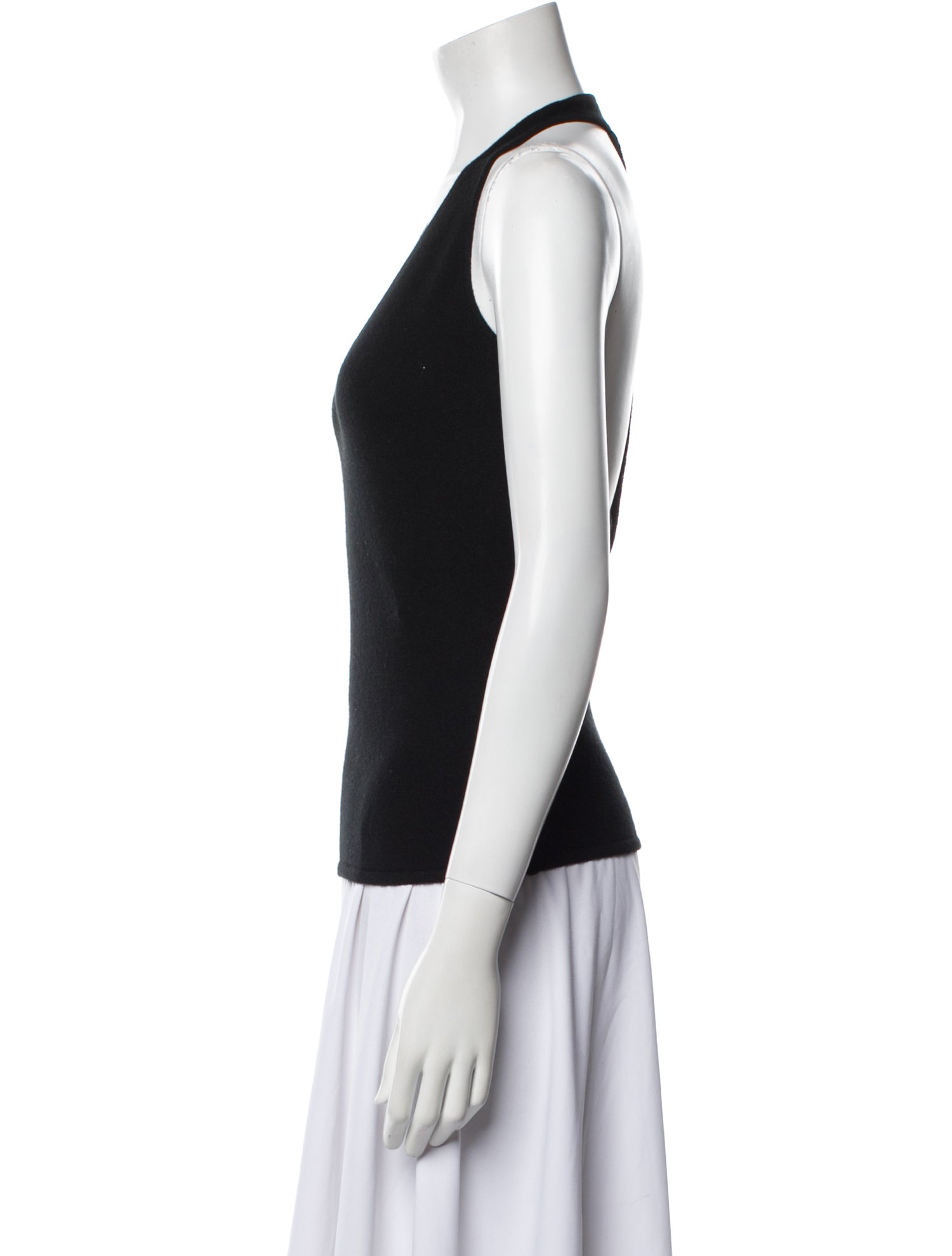 Ralph Lauren Black Label Cashmere Halterneck Top