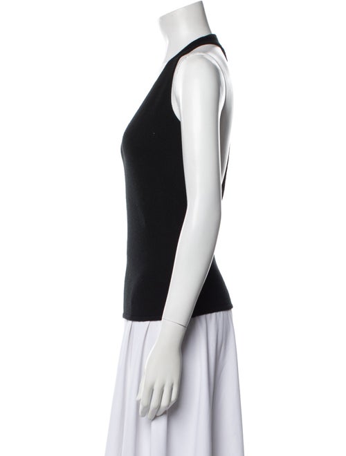 Ralph Lauren Black Label Cashmere Halterneck Top