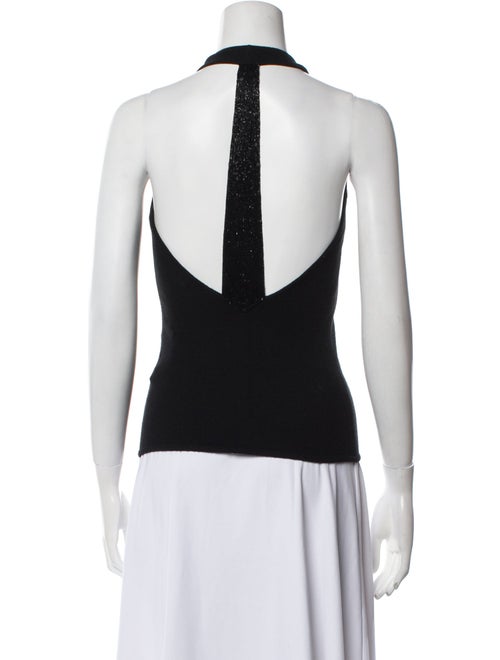 Ralph Lauren Black Label Cashmere Halterneck Top