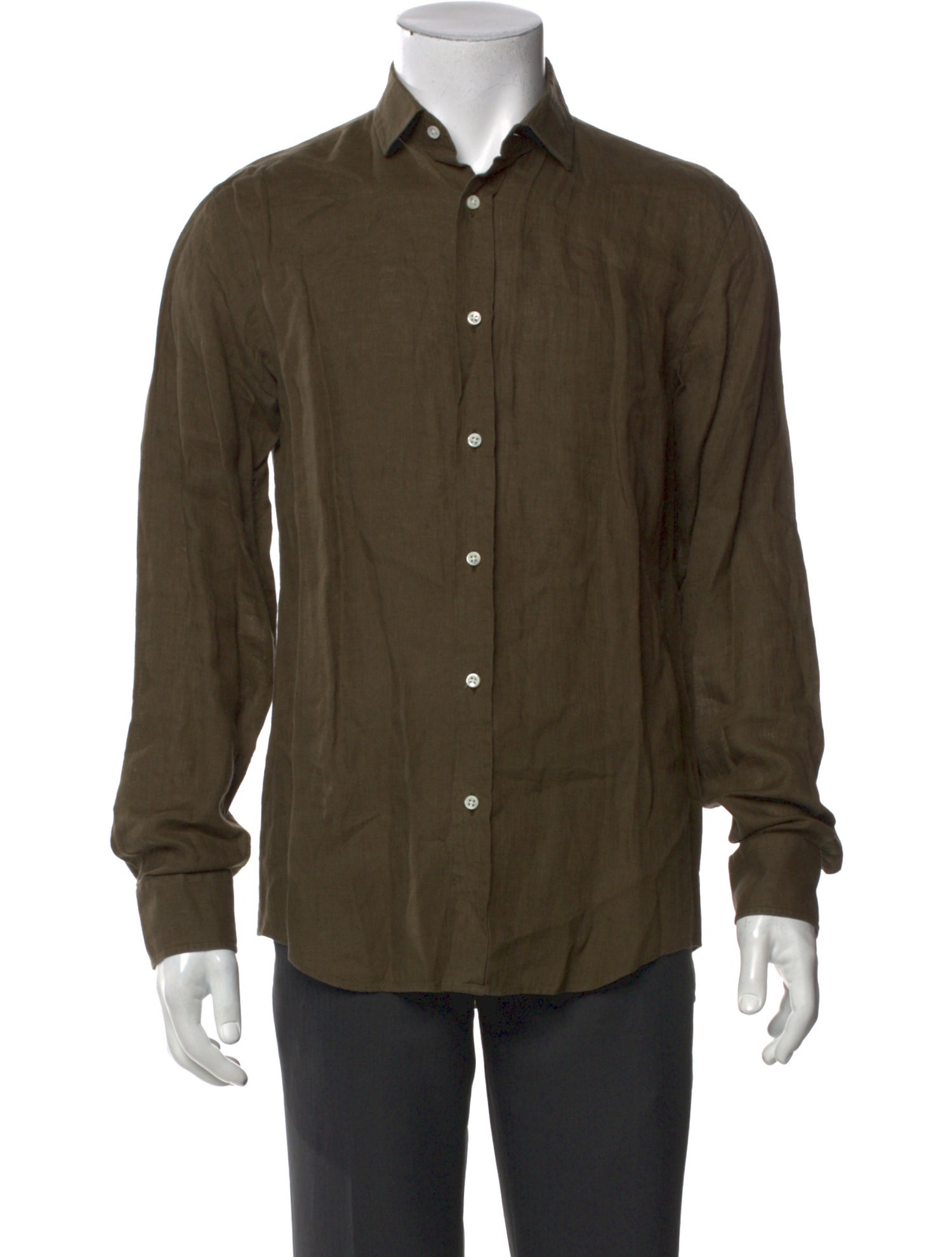 Ralph Lauren Black Label Linen Long Sleeve Shirt