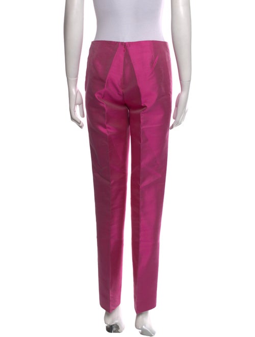 Ralph Lauren Black Label Silk Straight Leg Pants