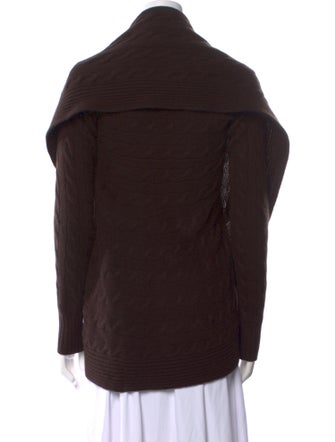 Ralph Lauren Black Label Cashmere Open Front Sweater