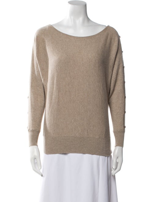 Ralph Lauren Black Label Cashmere Bateau Neckline Sweater
