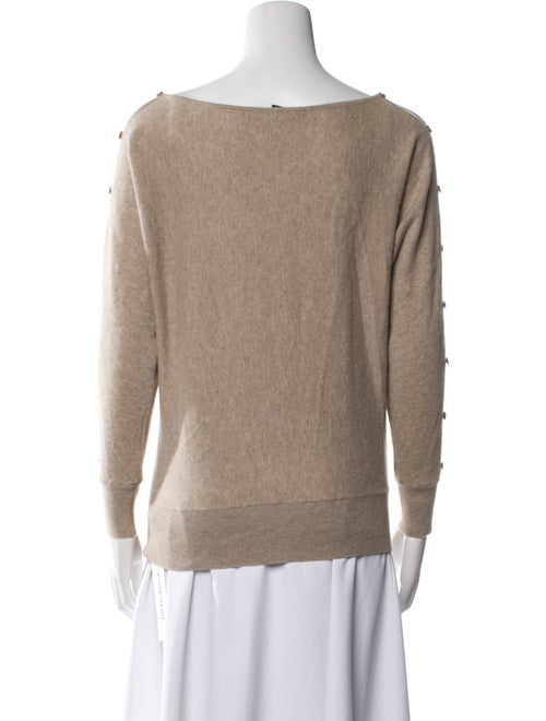Ralph Lauren Black Label Cashmere Bateau Neckline Sweater