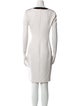 Ralph Lauren Black Label Wool Knee-Length Dress