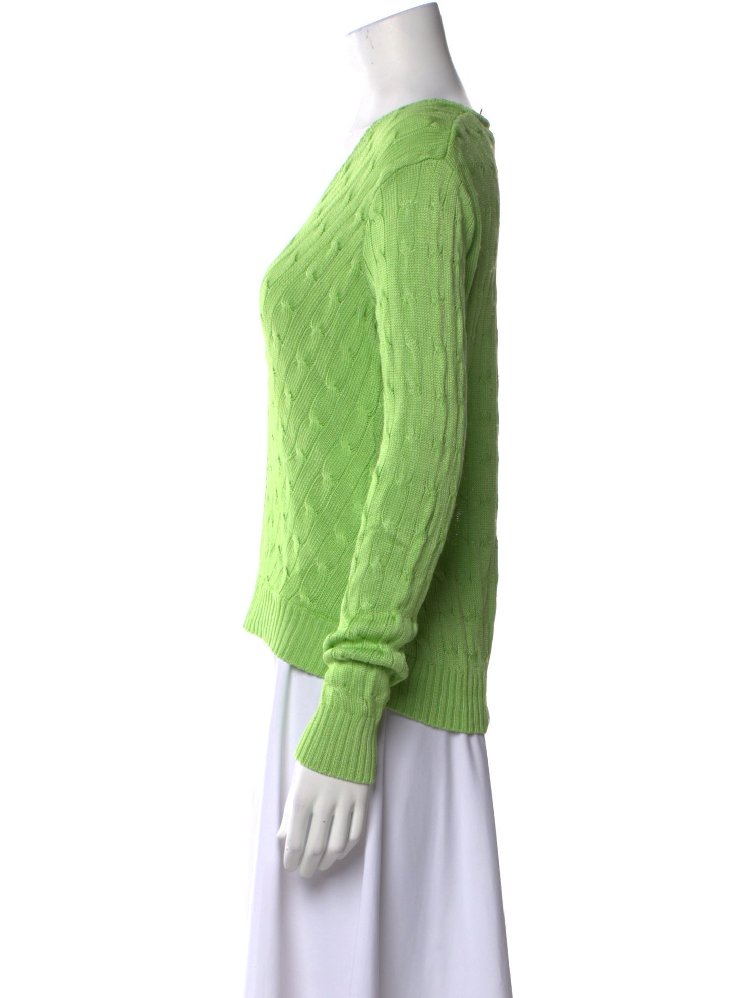 Ralph Lauren Black Label Silk V-Neck Sweater