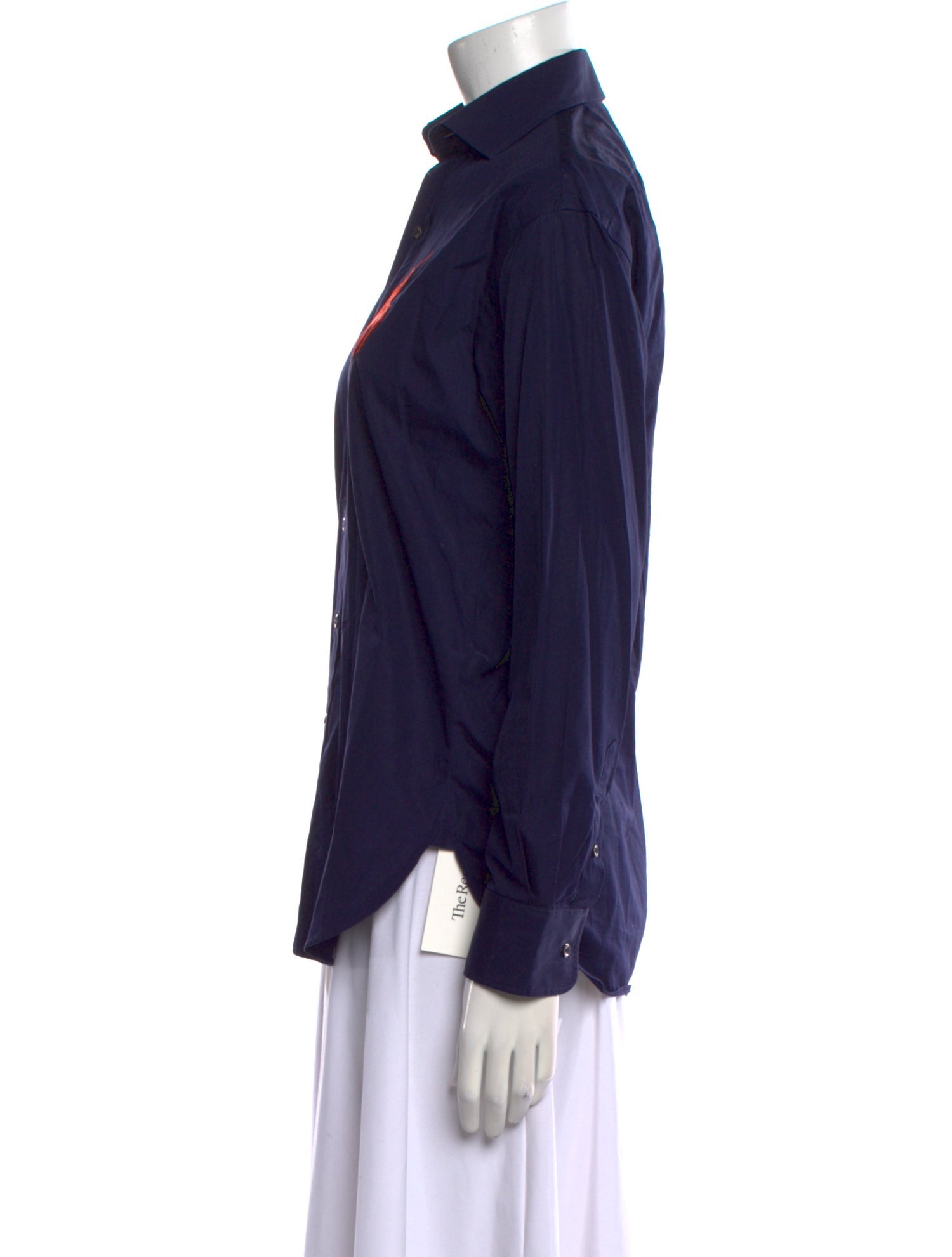 Ralph Lauren Black Label Long Sleeve Button-Up Top