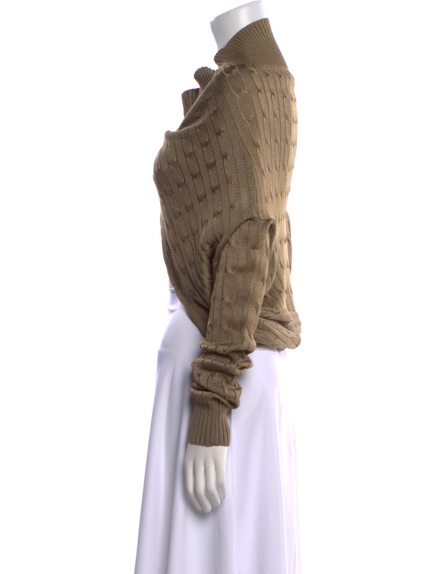 Ralph Lauren Black Label Silk Cowl Neck Sweater