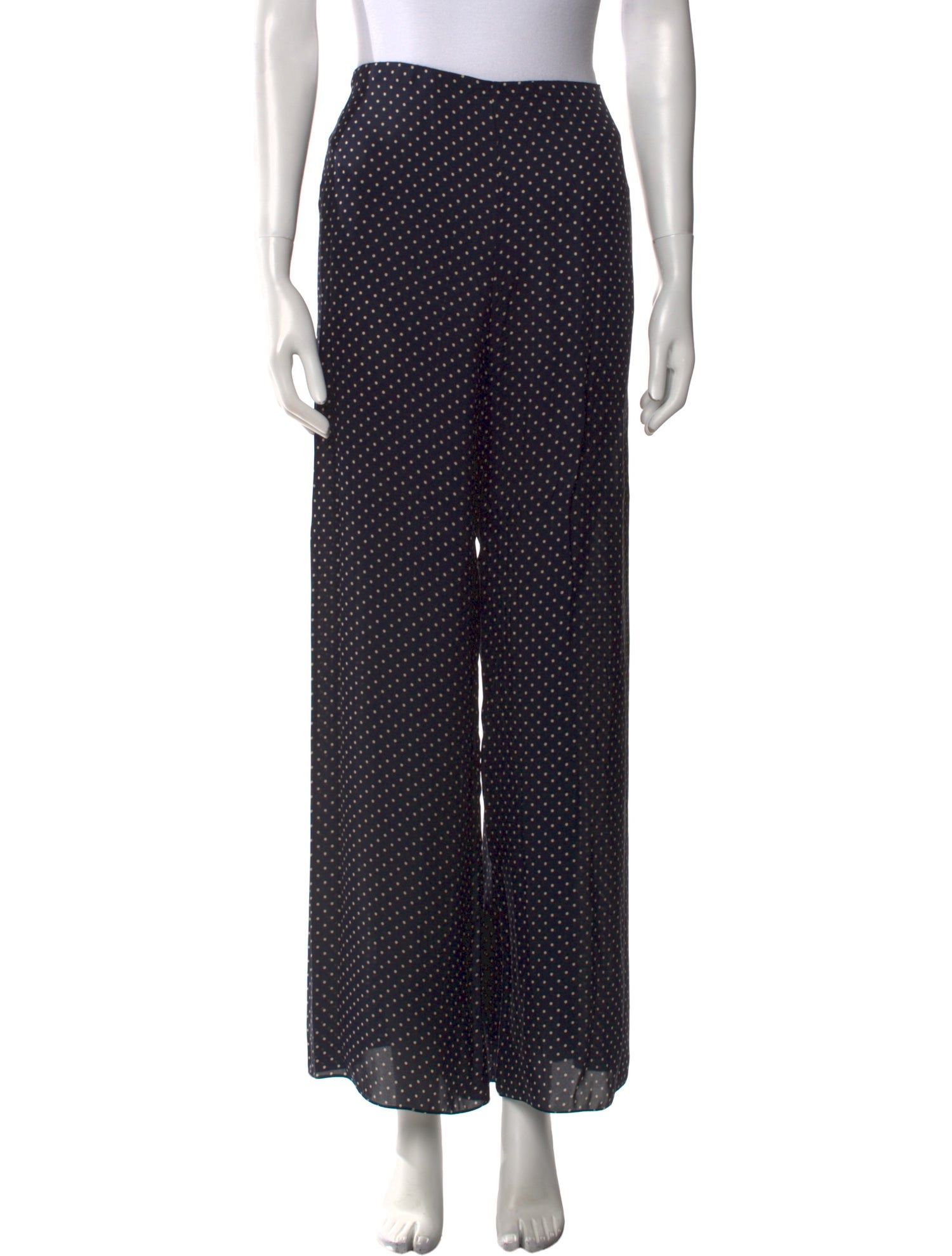 Ralph Lauren Black Label Silk Wide Leg Pants