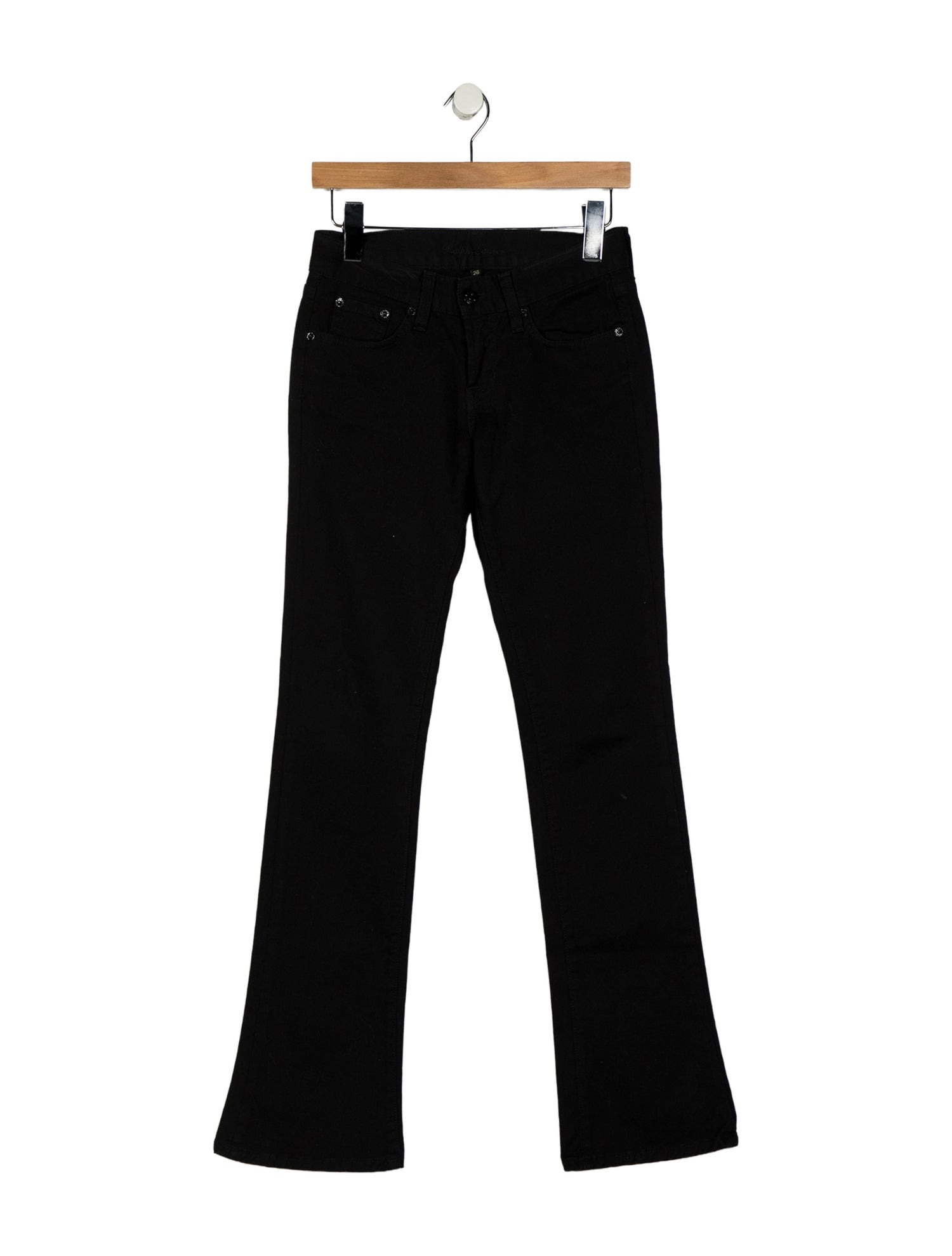 Ralph Lauren Black Label Low-Rise Wide Leg Jeans