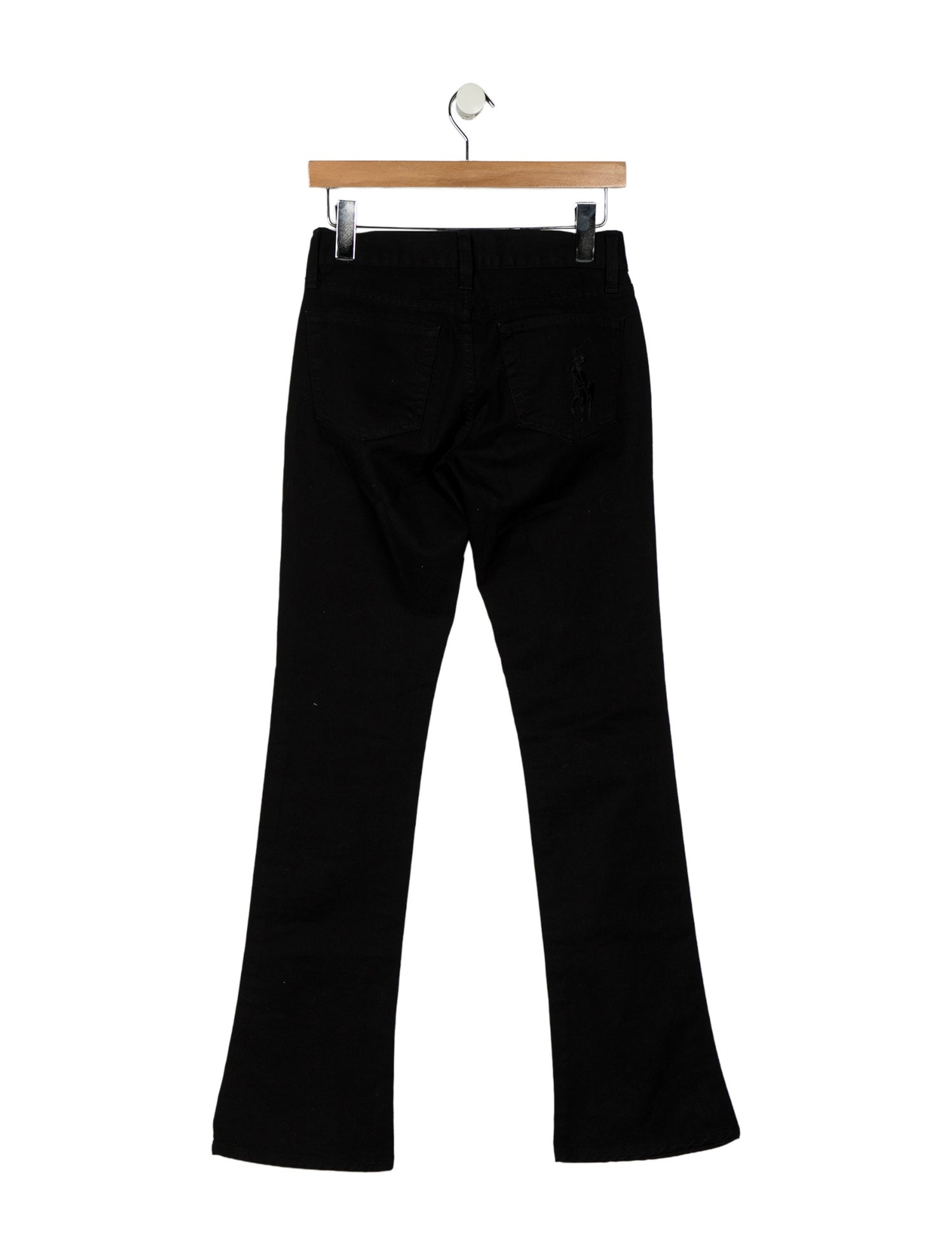 Ralph Lauren Black Label Low-Rise Wide Leg Jeans