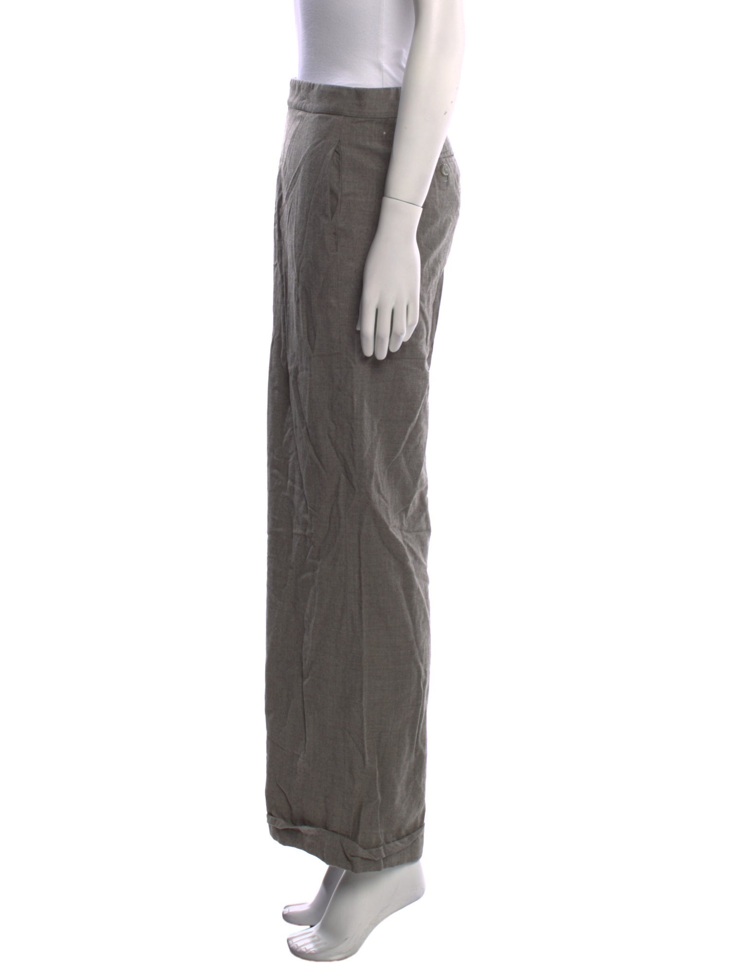 Ralph Lauren Black Label Wool Wide Leg Pants