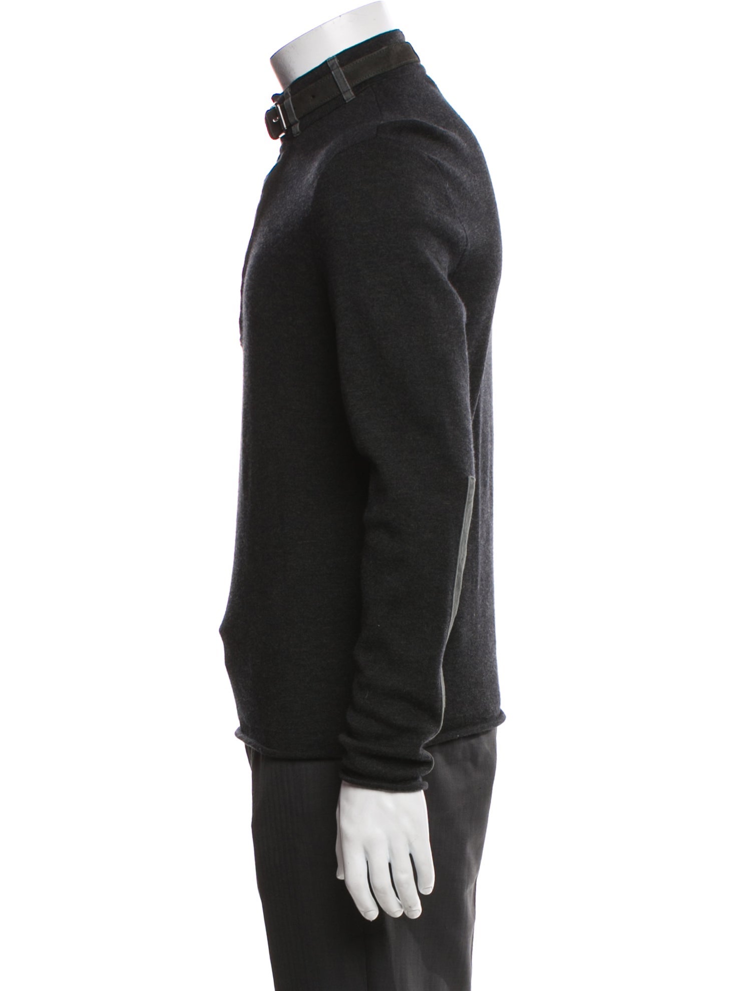Ralph Lauren Black Label Mock Neck Long Sleeve Sweatshirt
