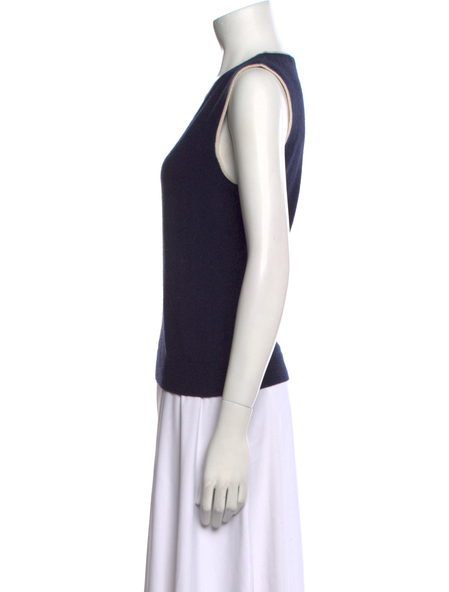 Ralph Lauren Black Label Cashmere Crew Neck Top