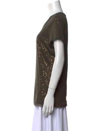 Ralph Lauren Black Label Scoop Neck Short Sleeve T-Shirt