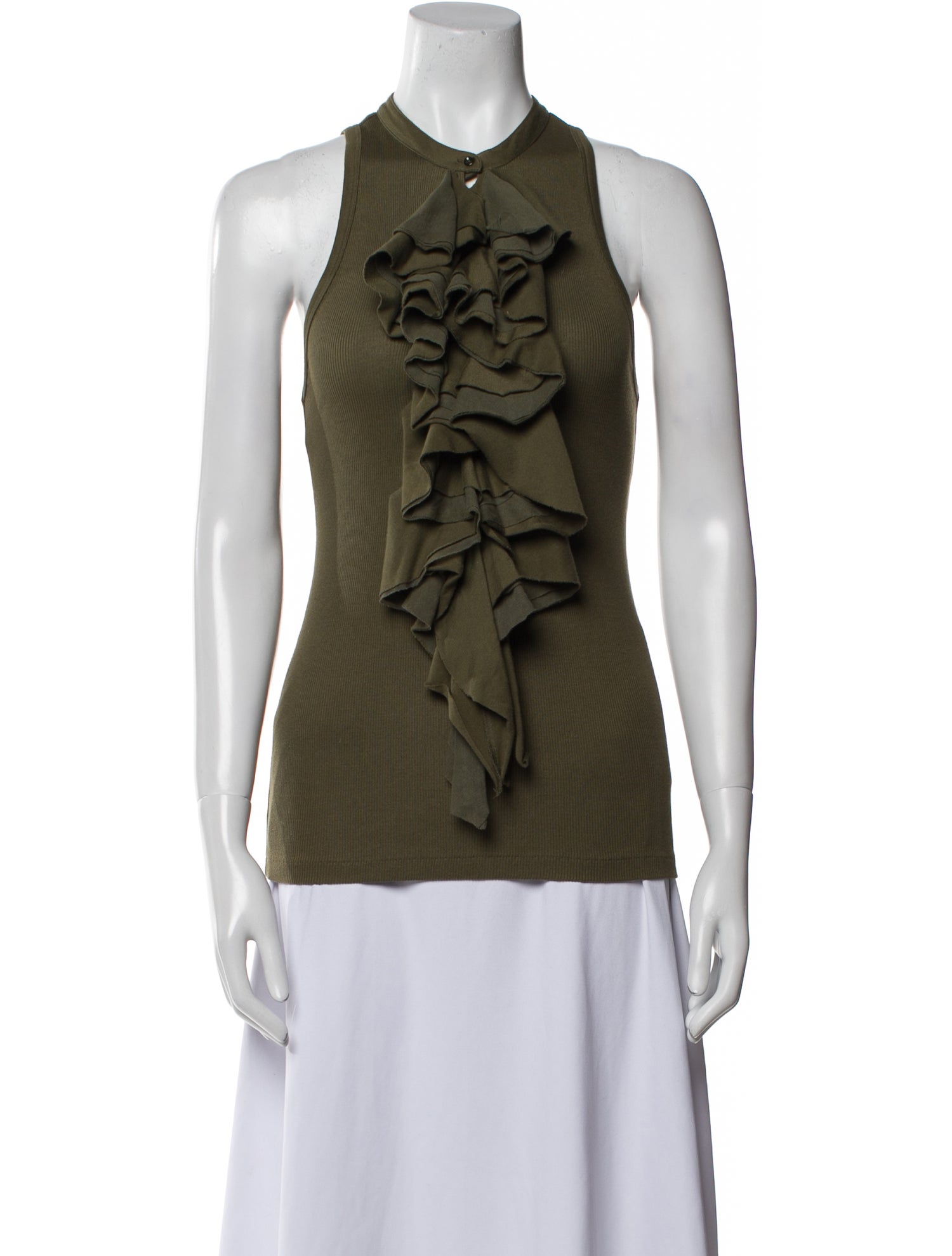 Ralph Lauren Black Label Crew Neck Sleeveless Top