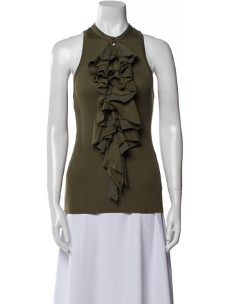 Ralph Lauren Black Label Crew Neck Sleeveless Top