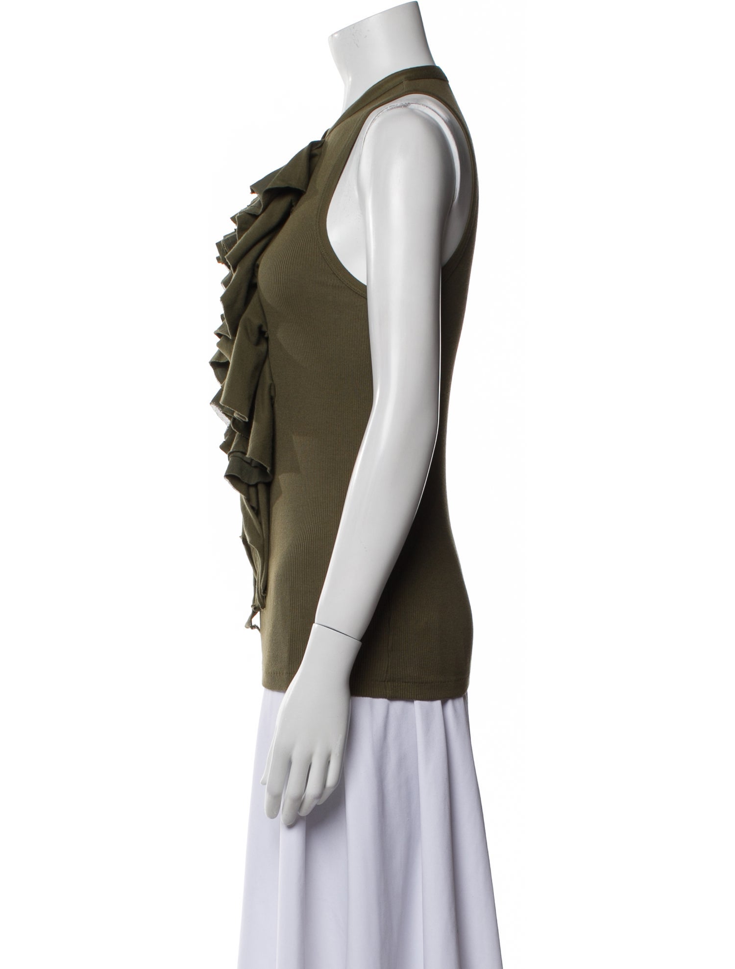 Ralph Lauren Black Label Crew Neck Sleeveless Top