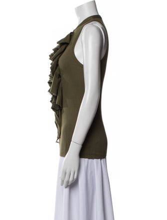 Ralph Lauren Black Label Crew Neck Sleeveless Top