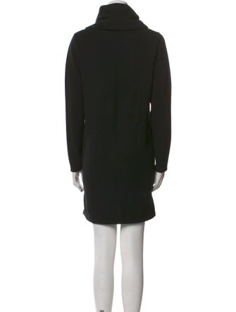 Ralph Lauren Black Label Leather Knee-Length Dress