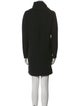 Ralph Lauren Black Label Leather Knee-Length Dress