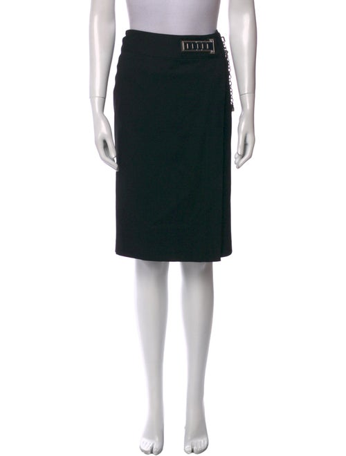 Ralph Lauren Black Label Wool Knee-Length Skirt